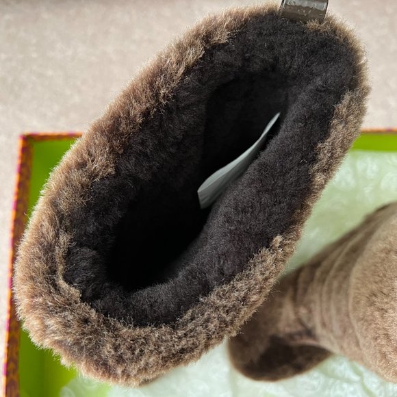 Tory Burch Kiki Wedge Fur Boots : NEW - Picture 4 of 8